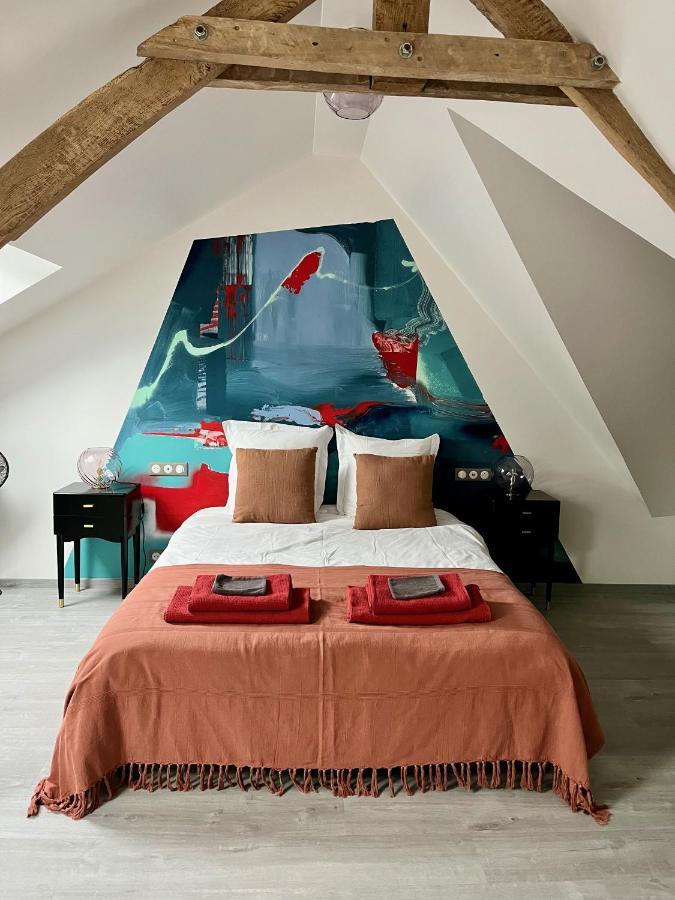 Les Bobos A La Ferme Bed and Breakfast La Madelaine-sous-Montreuil Buitenkant foto