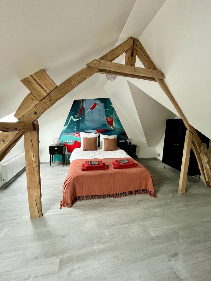 Les Bobos A La Ferme Bed and Breakfast La Madelaine-sous-Montreuil Buitenkant foto